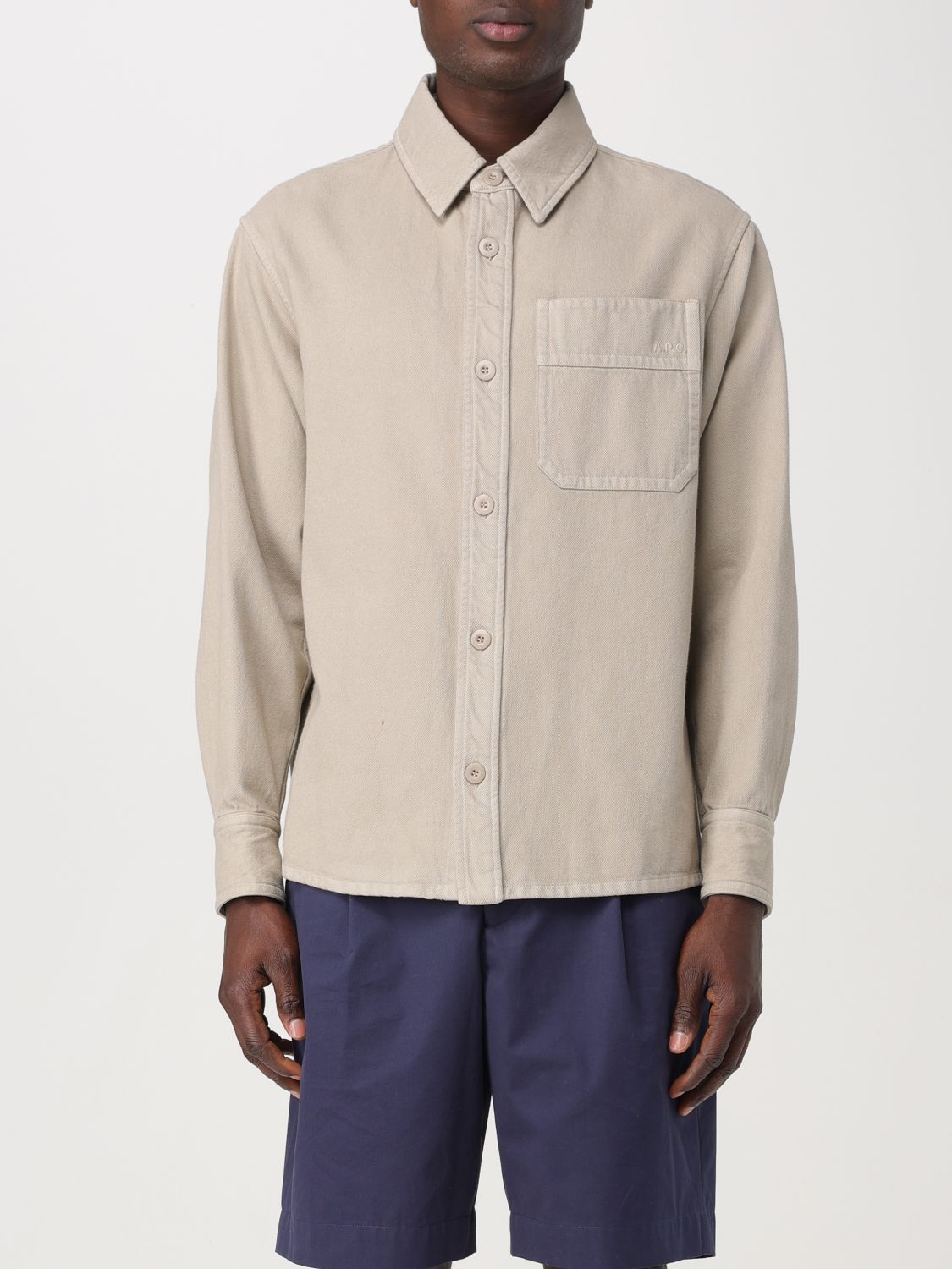 Shirt A.P.C. Men colour Beige