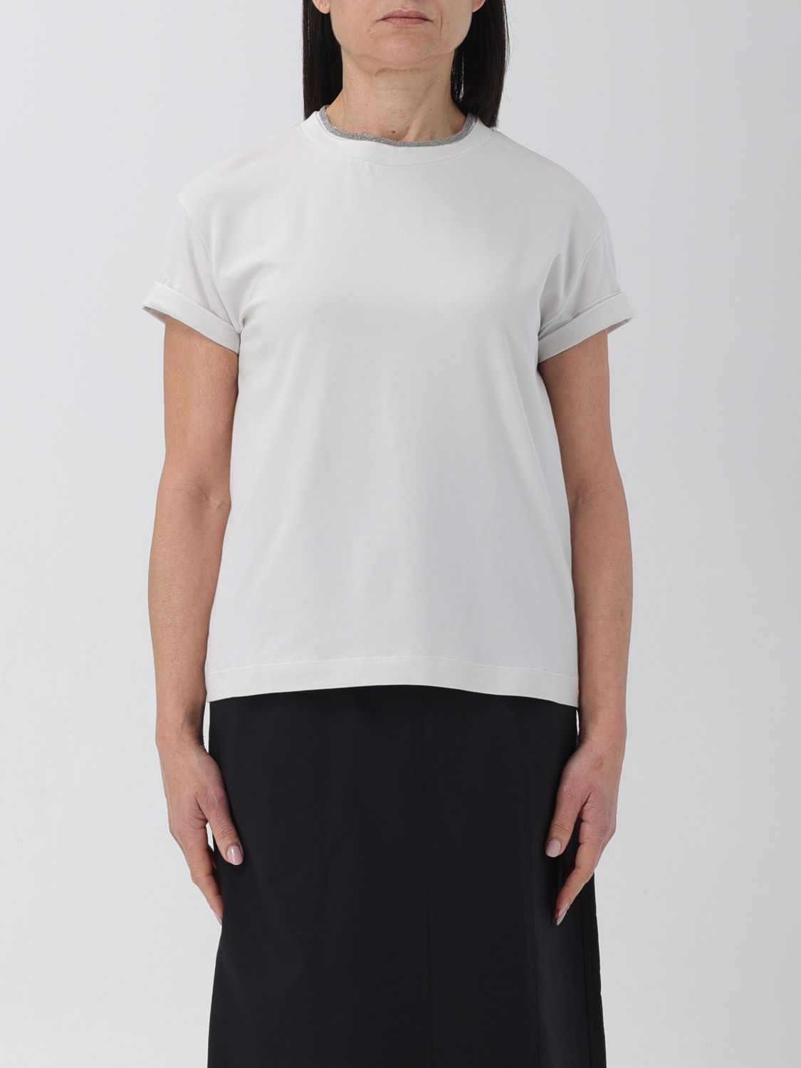 Brunello Cucinelli T-shirt  Woman Color White 1
