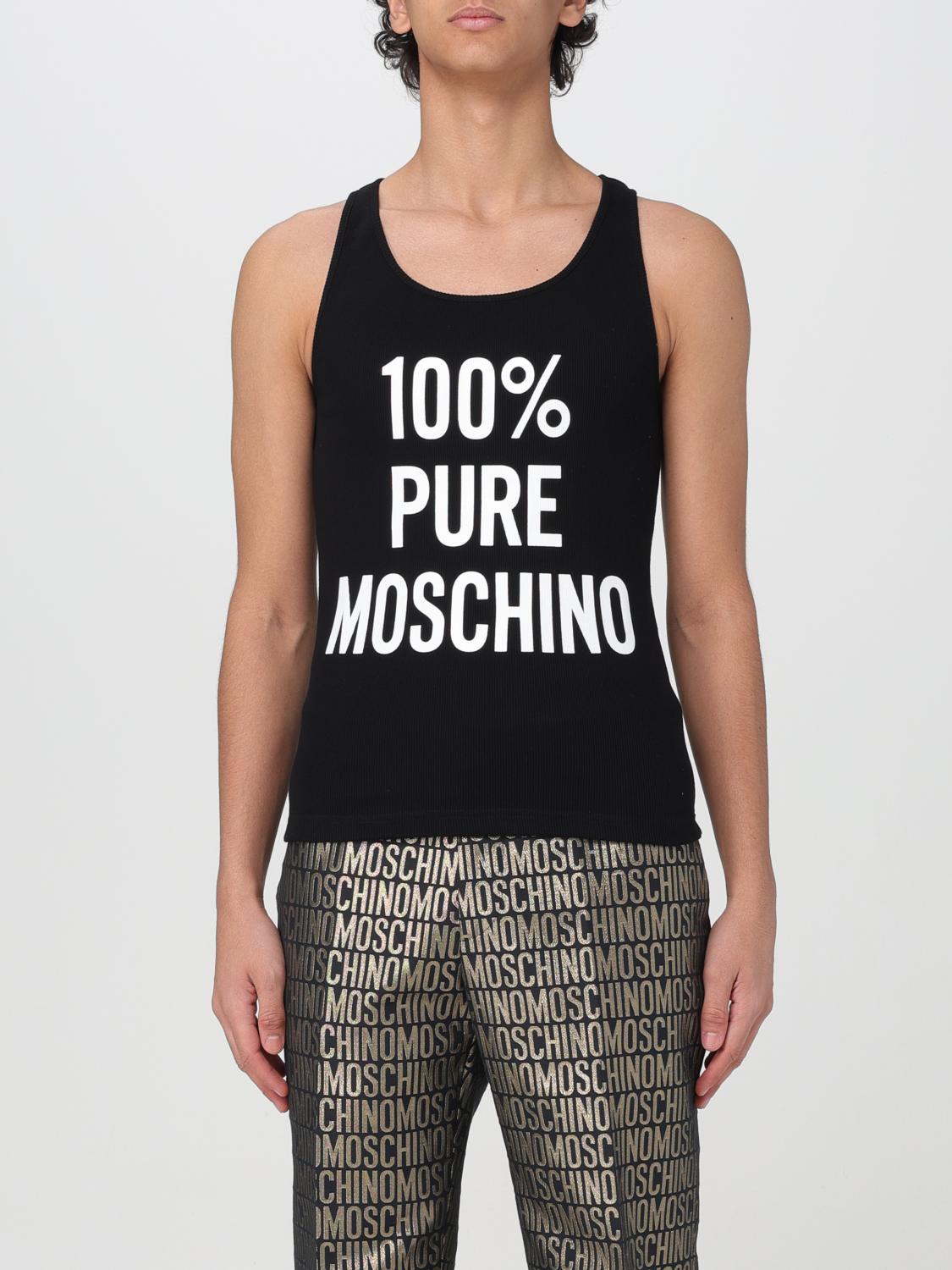 Tank Top MOSCHINO COUTURE Men color Black