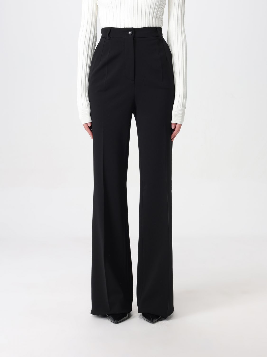 Shop Dolce & Gabbana Pants  Woman Color Black 1