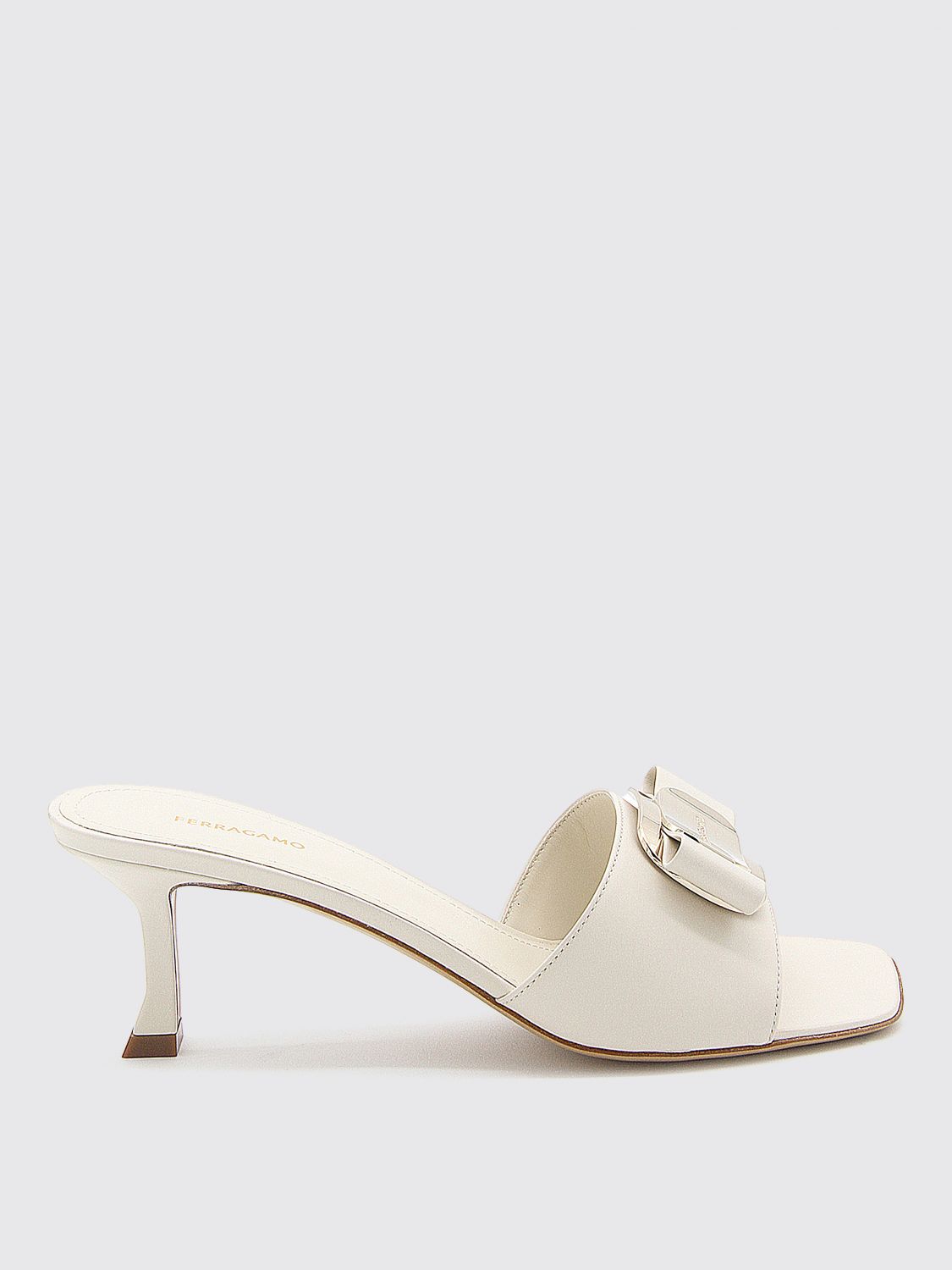 Ferragamo Heeled Sandals  Woman Color Cream