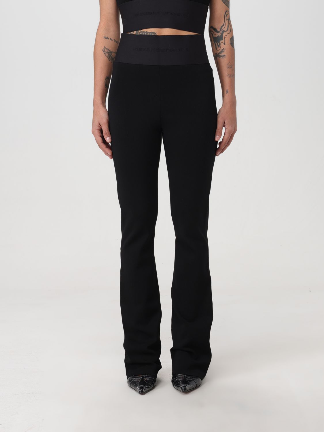 Shop Alexander Wang Pants  Woman Color Black