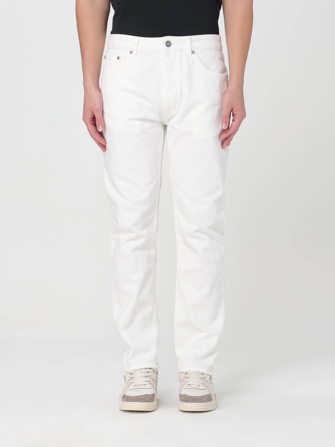 PALM ANGELS Jeans Men color White　PALM ANGELS ジーンズ メンズ カラー ホワイト PALM
