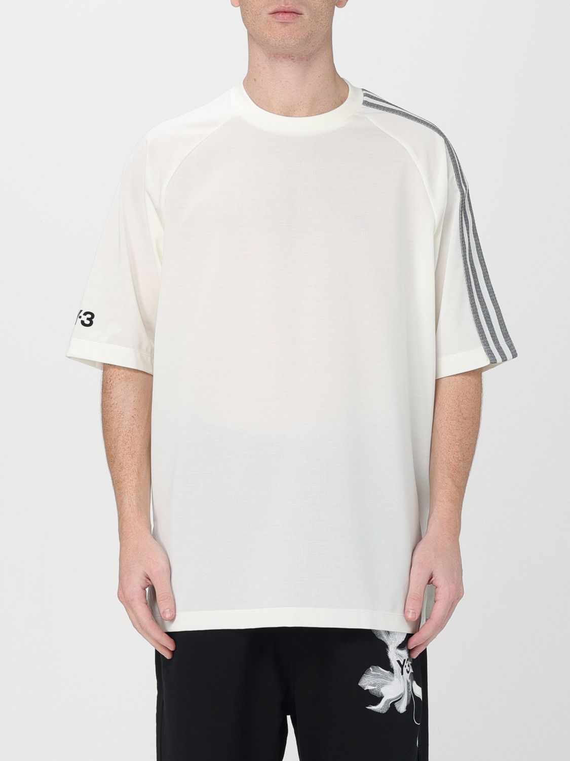 Y-3 T-shirt  Men Colour Beige In Off White