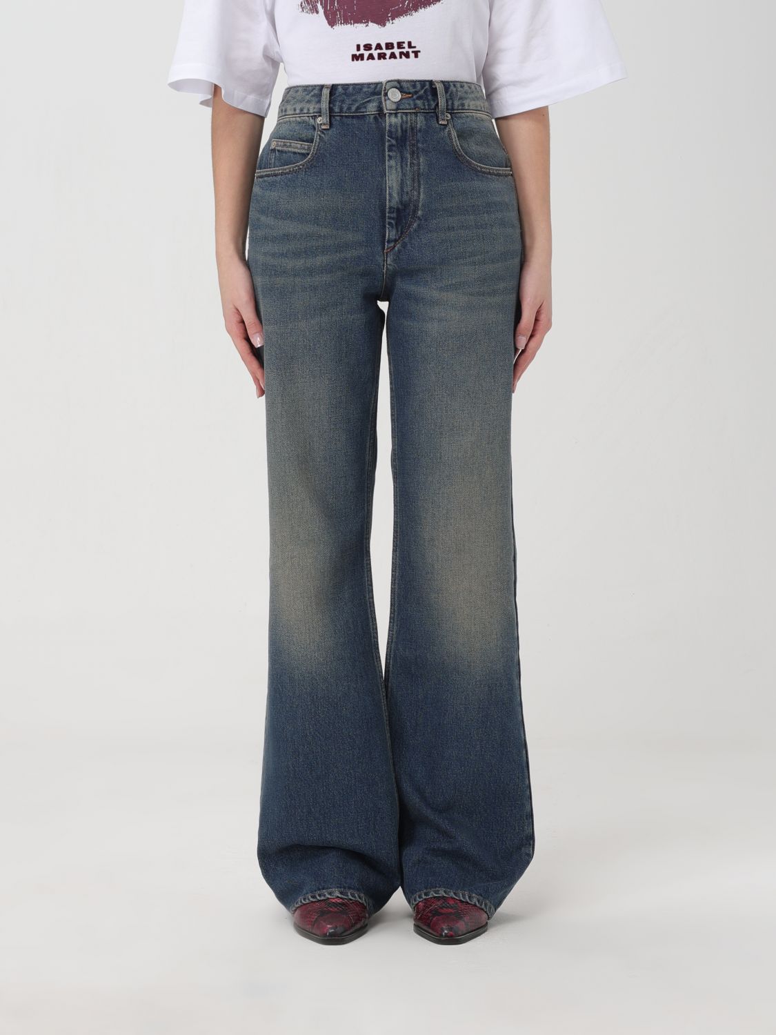 Isabel Marant Jeans  Woman Colour Denim