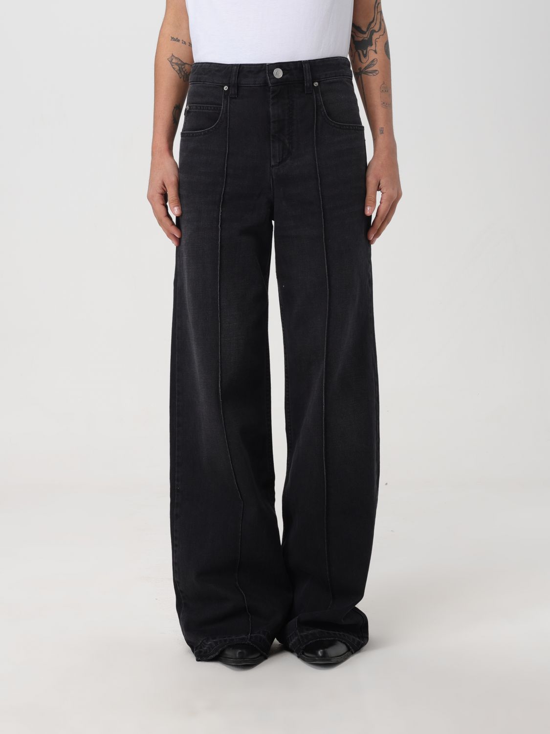 Isabel Marant Jeans  Woman Colour Black