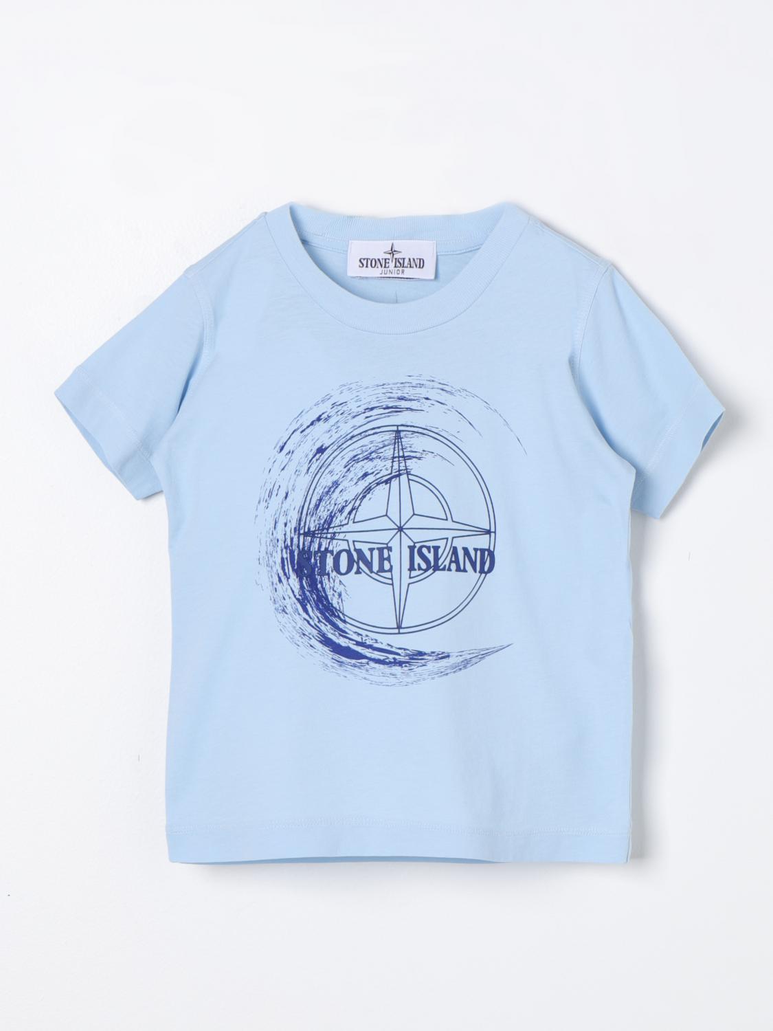 blue stone island t shirt