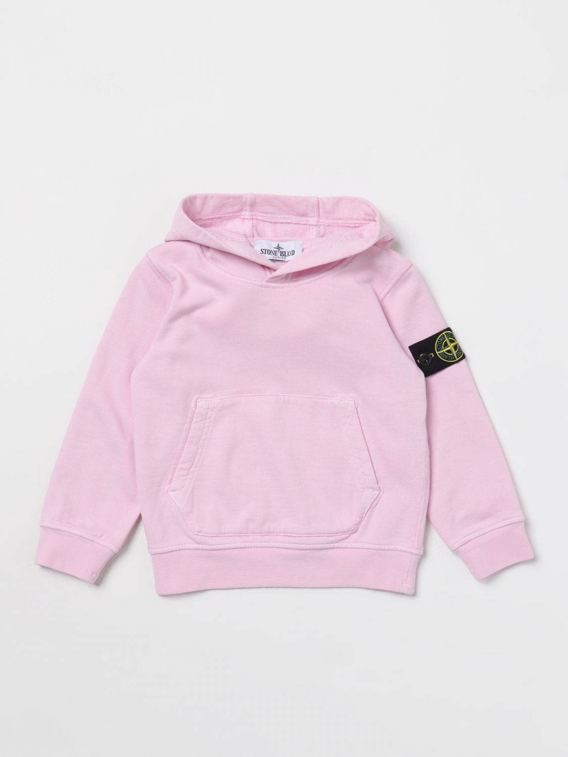 Shop Stone Island Junior Sweater  Kids Color Pink