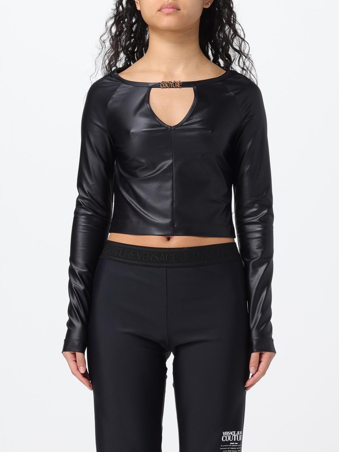 Top VERSACE JEANS COUTURE Woman colour Black