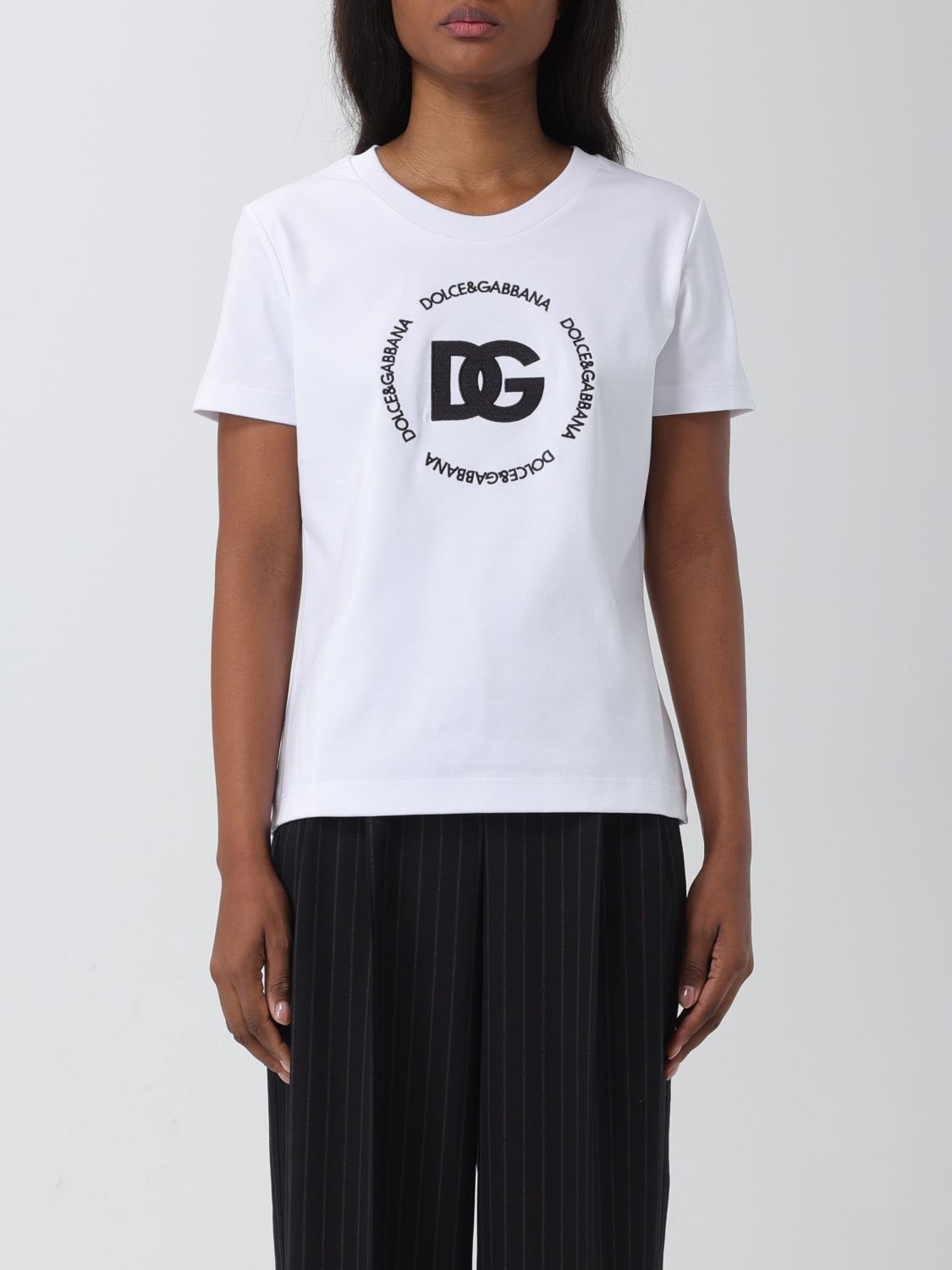 Shop Dolce & Gabbana T-shirt  Woman Color White