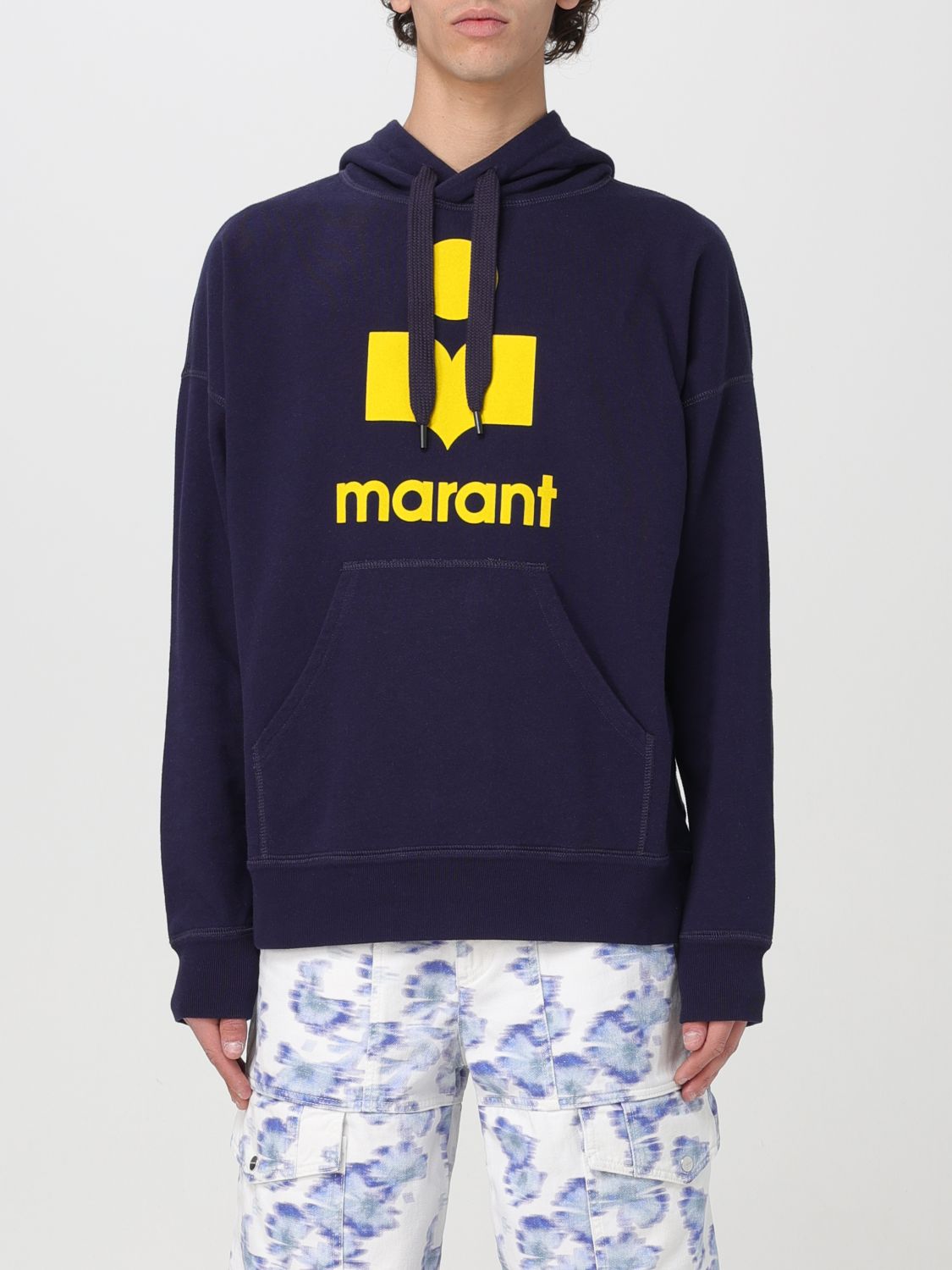 Shop Isabel Marant Sweatshirt  Men Color Navy