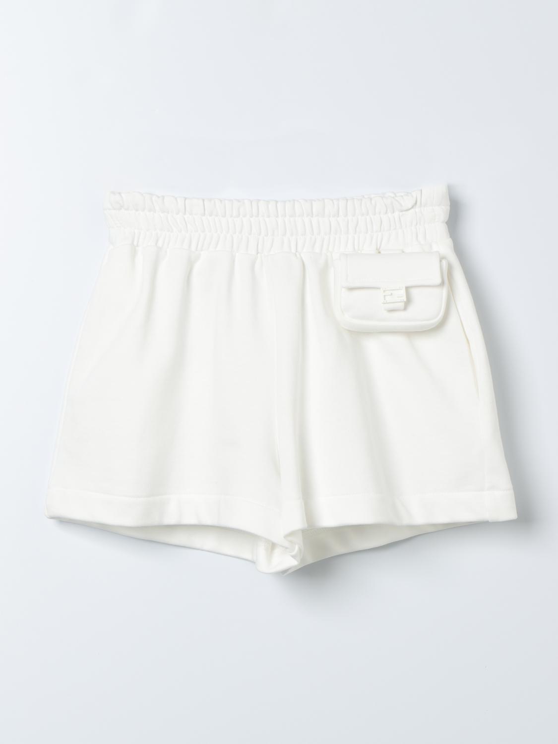 Short FENDI KIDS Kids colour White