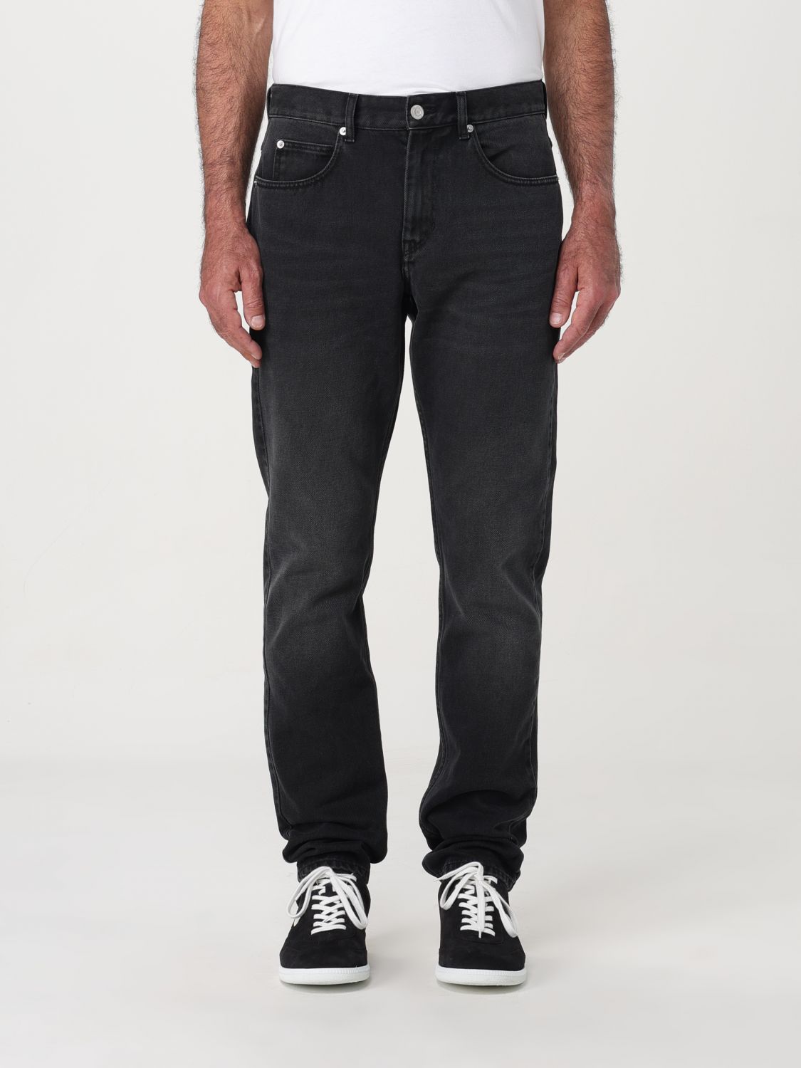 Shop Isabel Marant Jeans  Men Color Black