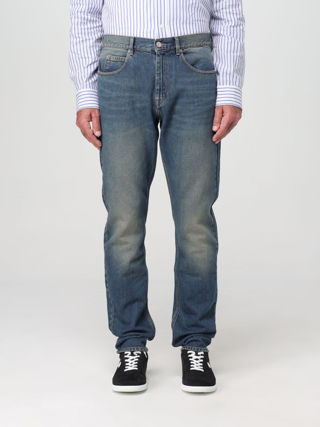 Shop Isabel Marant Jeans  Men Color Denim