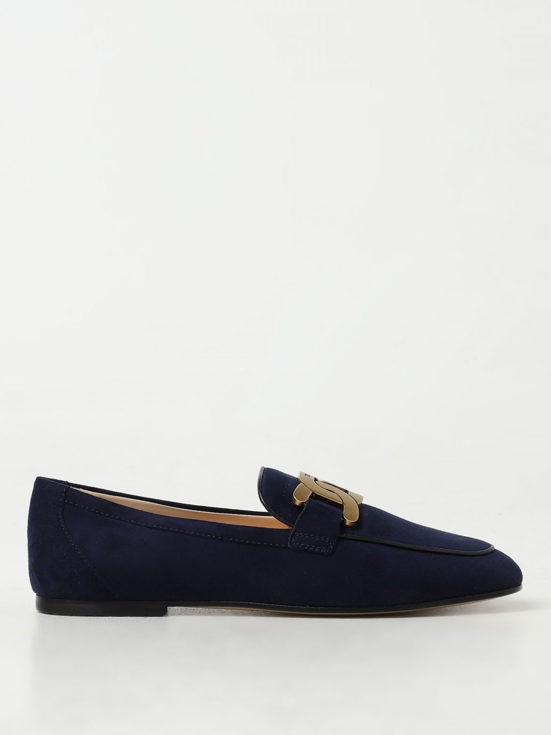 Shop Tod's Loafers  Woman Color Blue In 蓝色