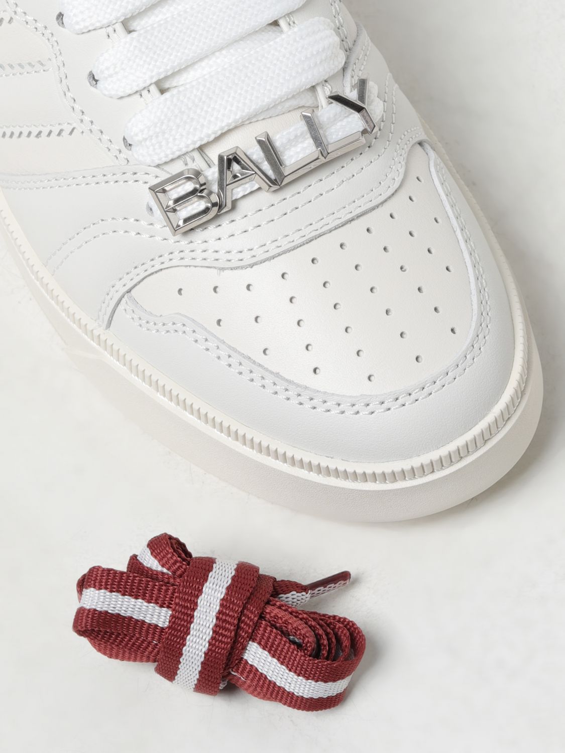 White bally outlet shoes