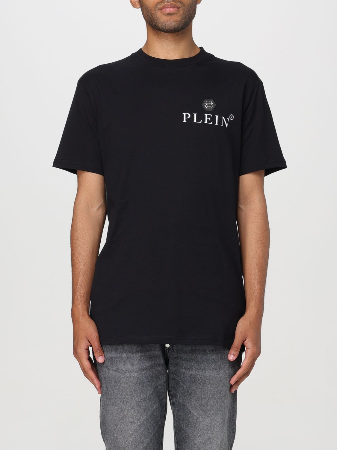 Shop Philipp Plein T-shirt  Men Color Black In 黑色