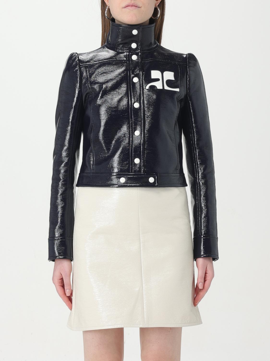 Courrèges Jacket  Woman Color Blue 1 In Black