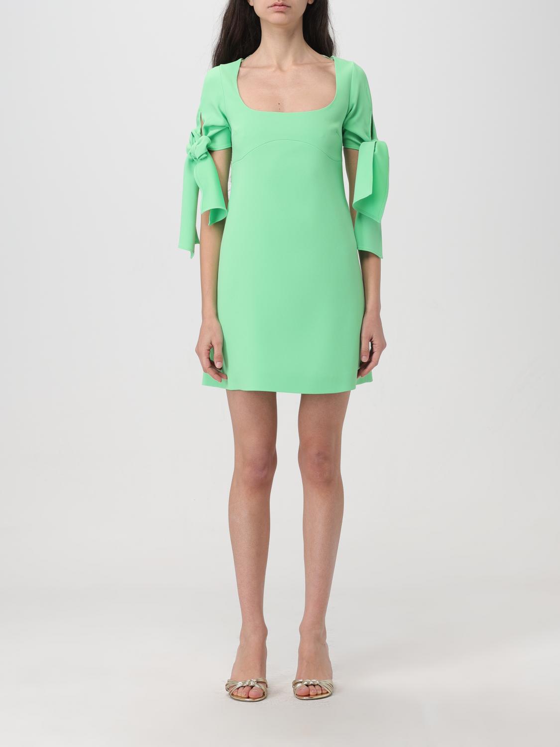 Dress PINKO Woman colour Green