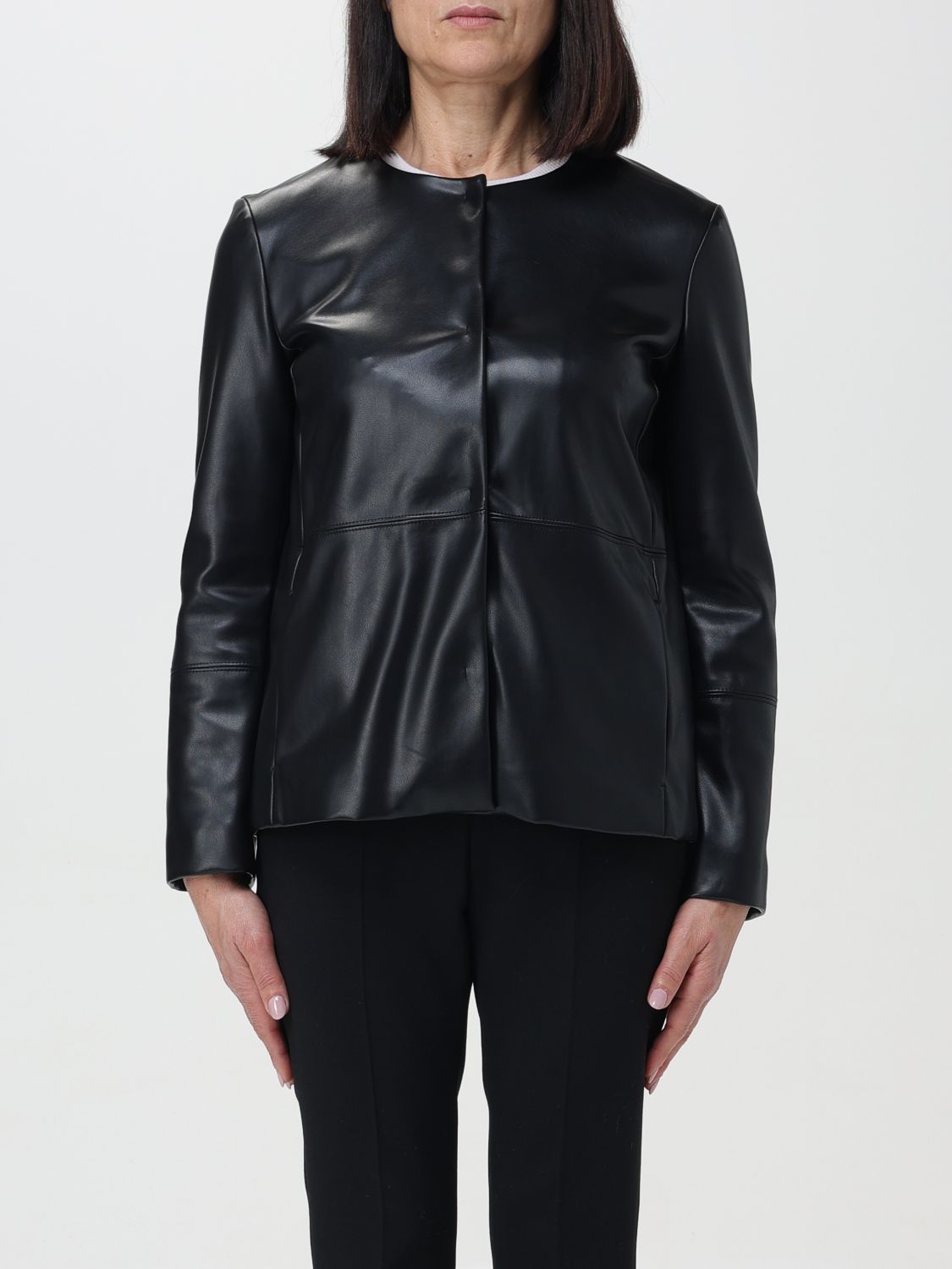 's Max Mara Jacket  Woman Colour Black