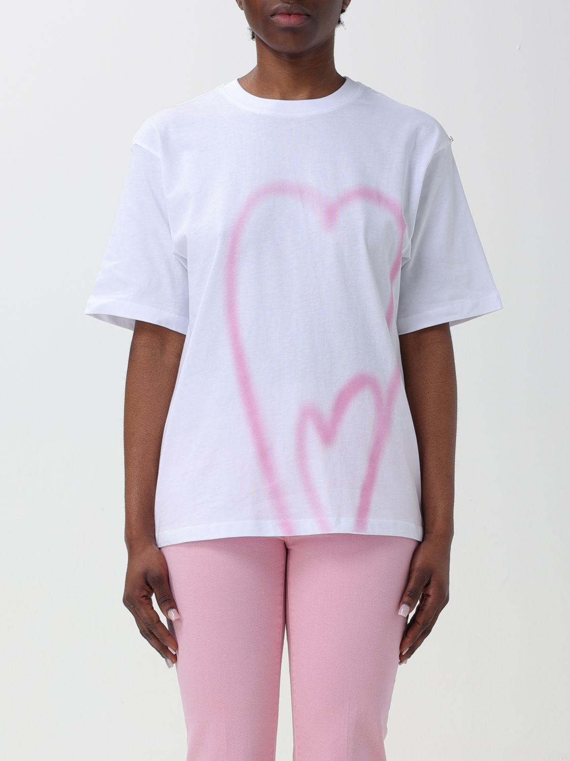 Shop Sportmax T-shirt  Woman Color White 1