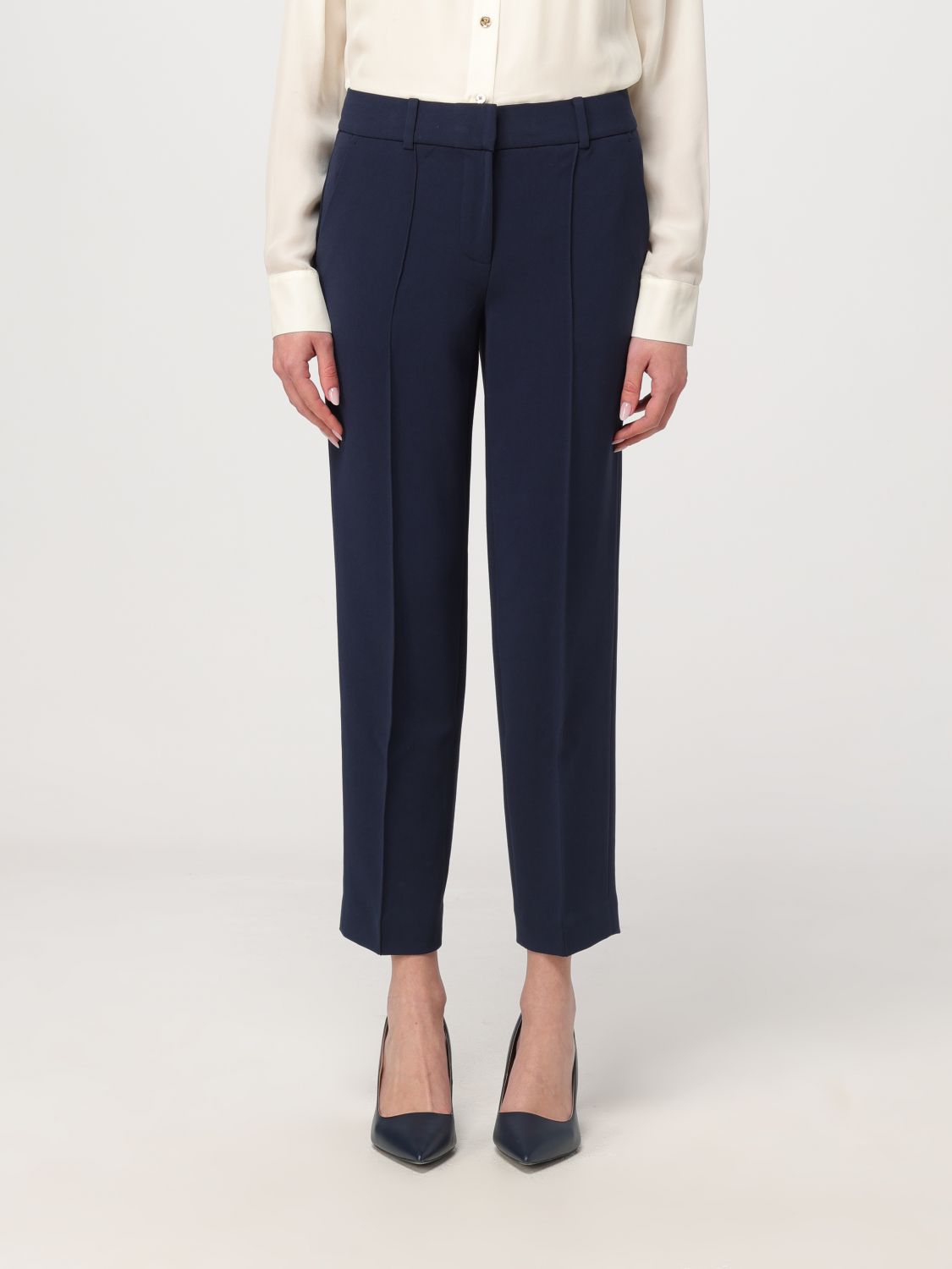 Shop Michael Kors Pants Michael  Woman Color Blue