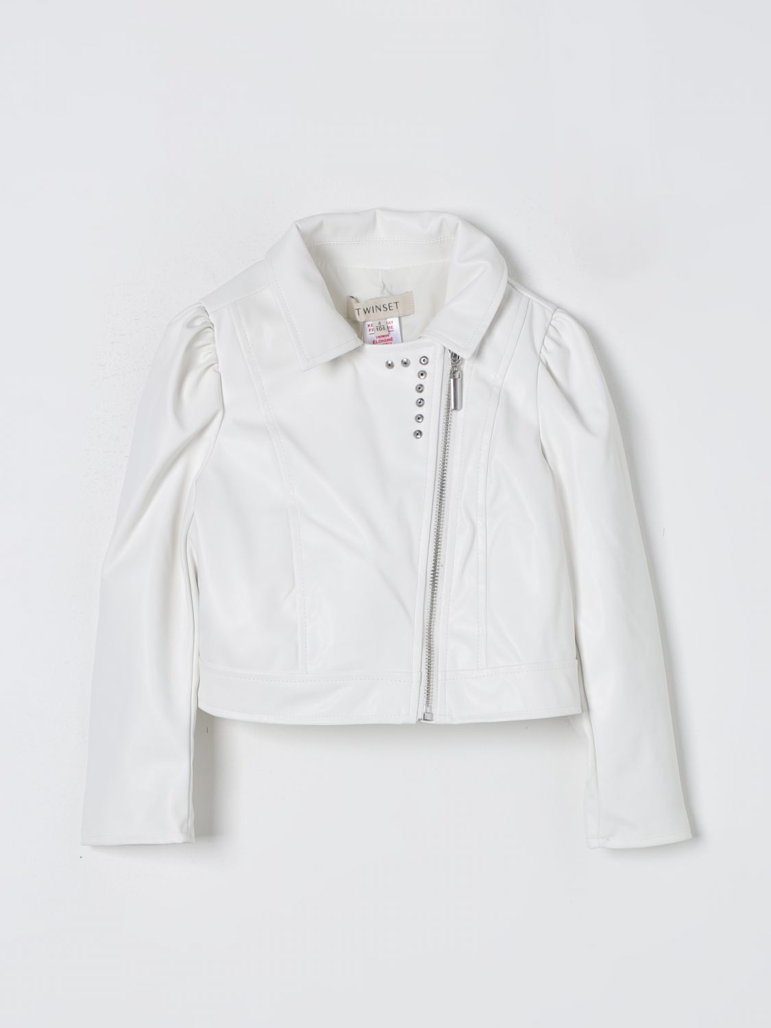 Shop Twinset Jacket  Kids Color White