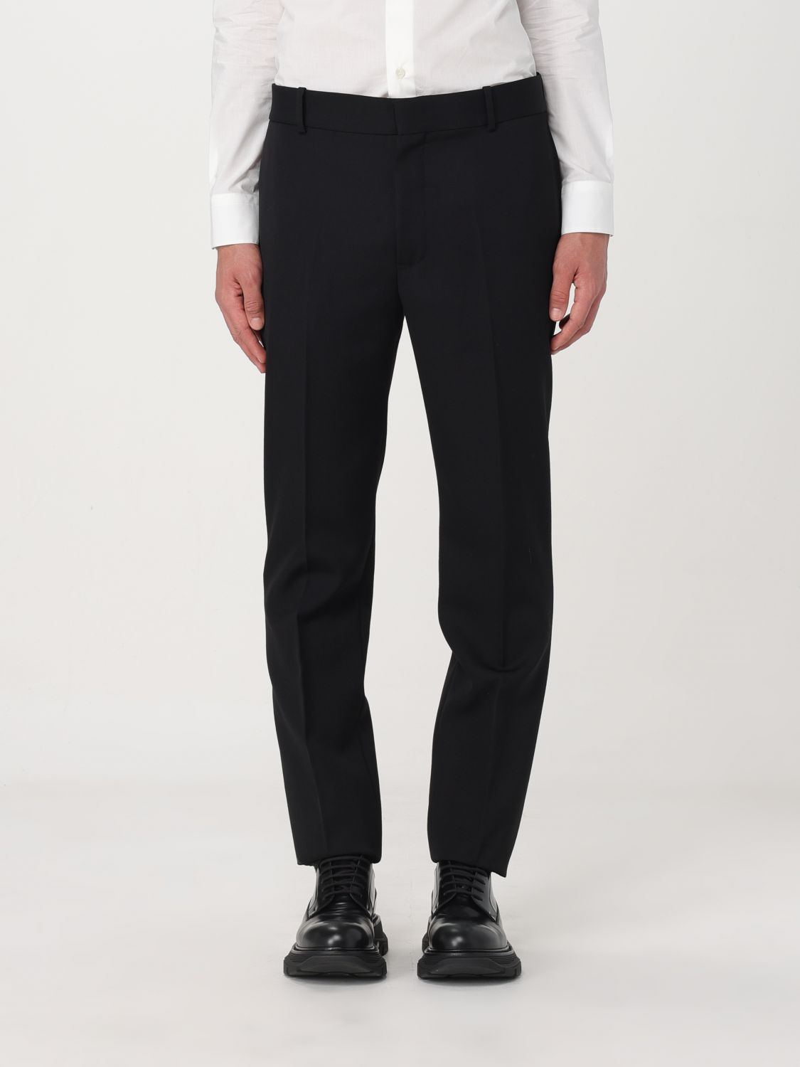 Shop Alexander Mcqueen Pants  Men Color Black