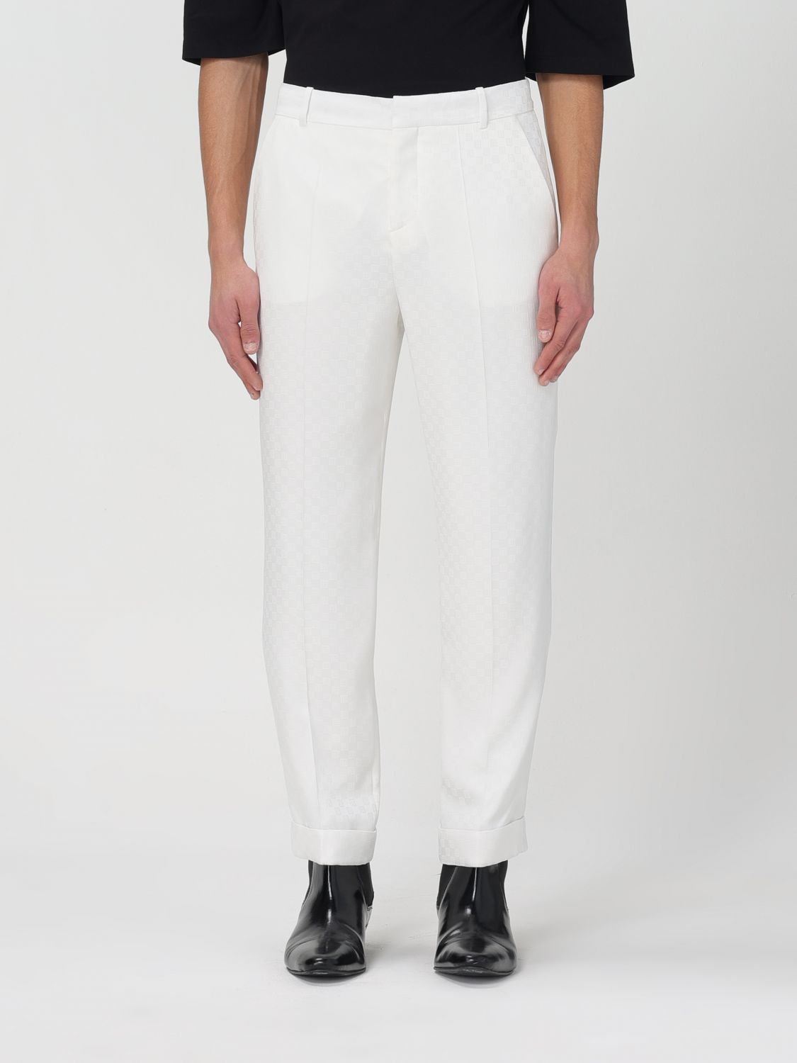 Balmain Pants  Men Color White