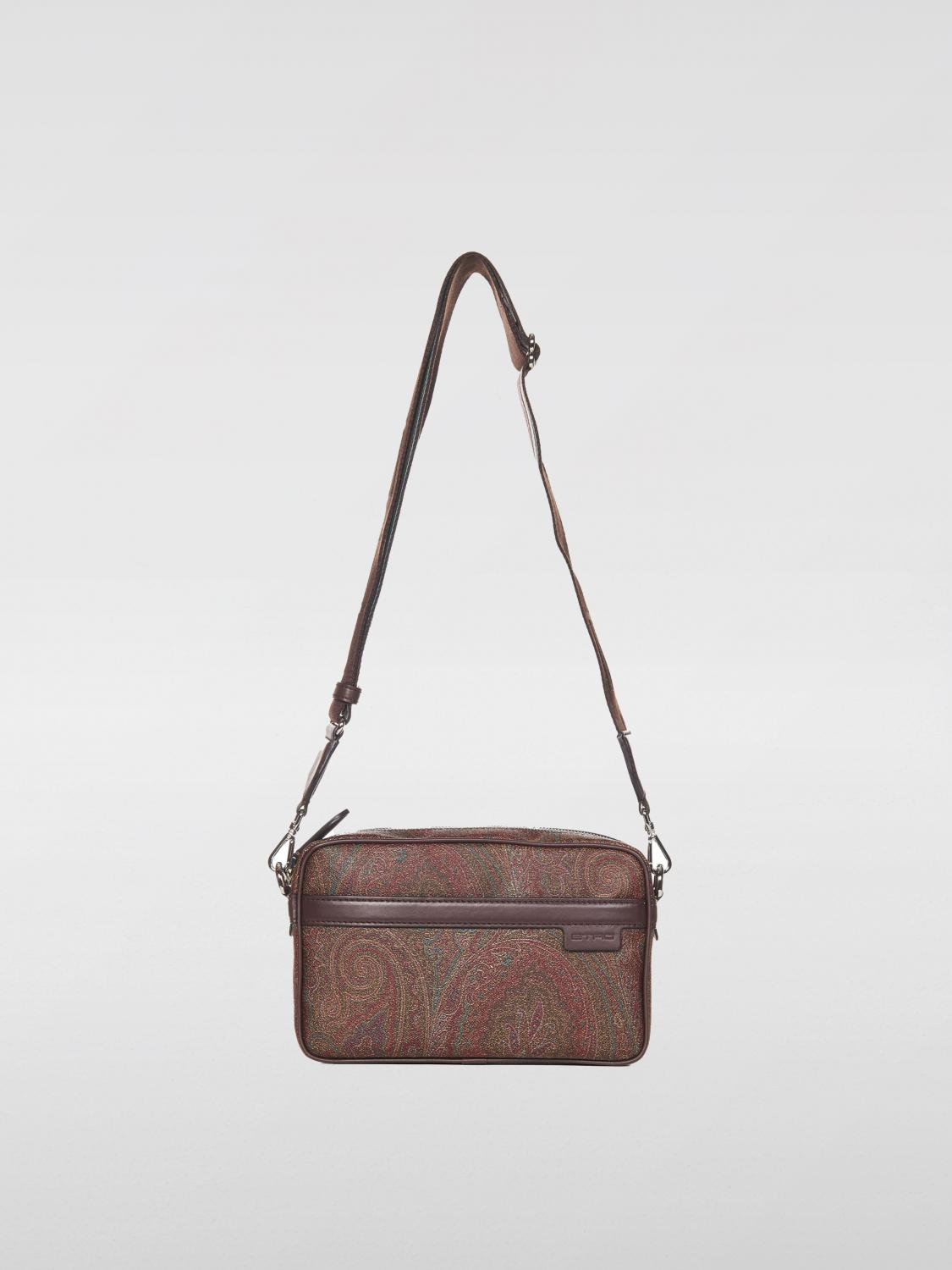 Shop Etro Shoulder Bag  Men Color Brown