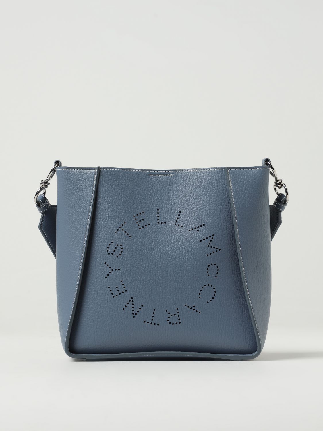 Shop Stella Mccartney Shoulder Bag  Woman Color Blue 1