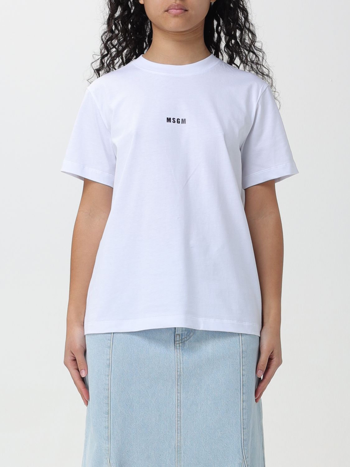 Msgm T-shirt  Woman Color White