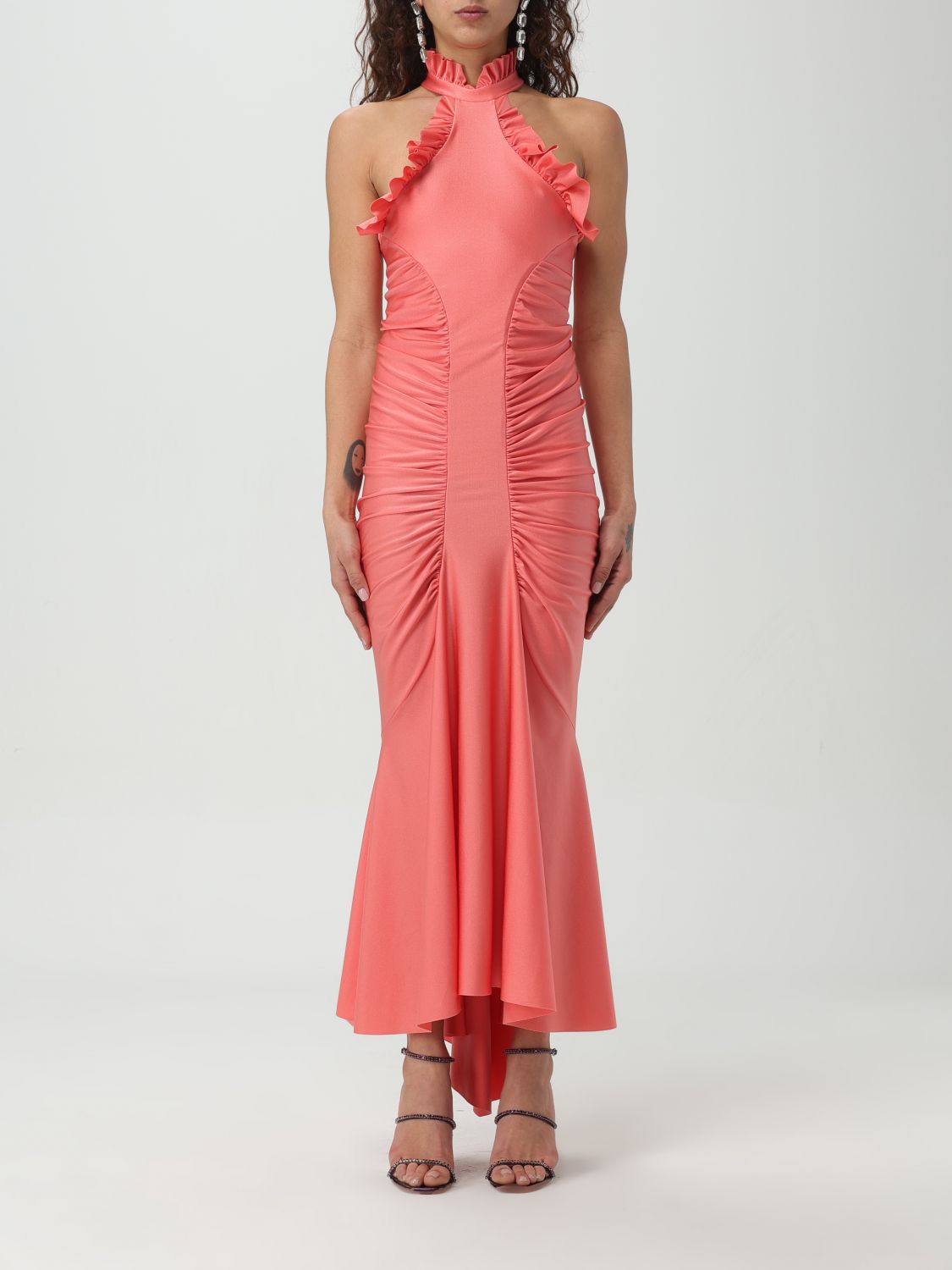 Shop Philosophy Di Lorenzo Serafini Dress  Woman Color Fuchsia