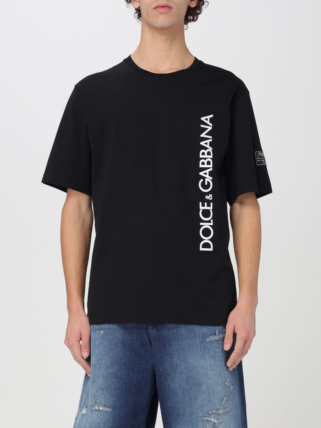 Shop Dolce & Gabbana T-shirt  Men Color Black