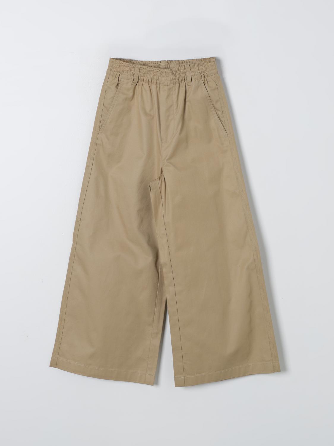 Trousers MM6 MAISON MARGIELA Kids colour Beige