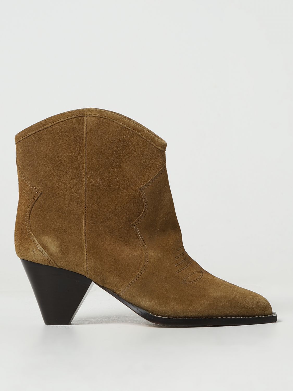 ISABEL MARANT Boots Woman color Brown　イザベルマラン ブーツ レディース カラー ブラウン ISABEL
