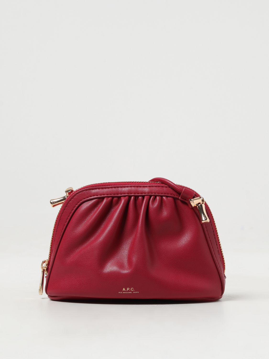 Apc Mini Bag A.p.c. Woman Color Burgundy