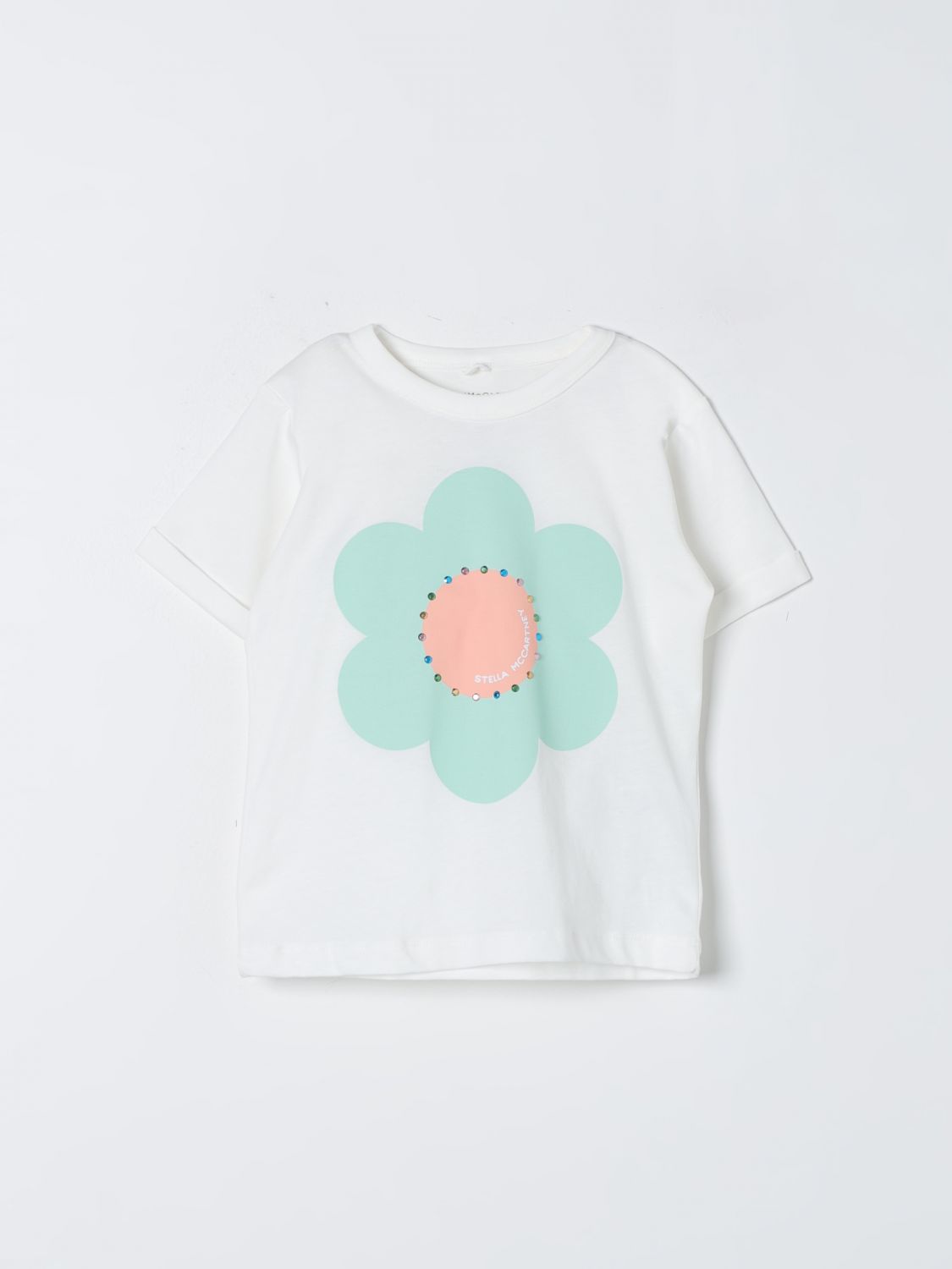 Shop Stella Mccartney T-shirt  Kids Kids Color White