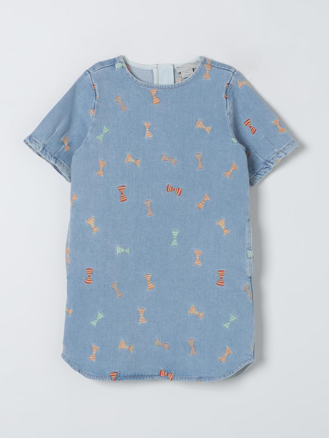 STELLA MCCARTNEY KIDS Dress Kids color Sky Blue　STELLA MCCARTNEY KIDS ドレス キッズカラー スカイブルー STELLA
