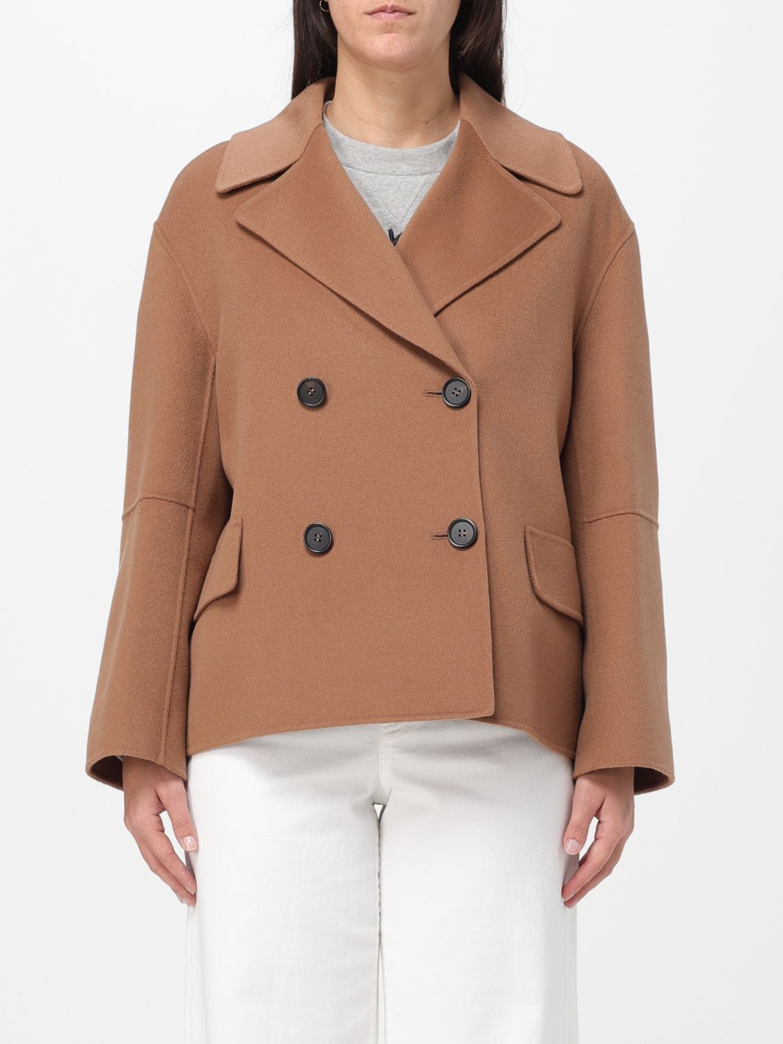 's Max Mara Coat  Woman Color Brown