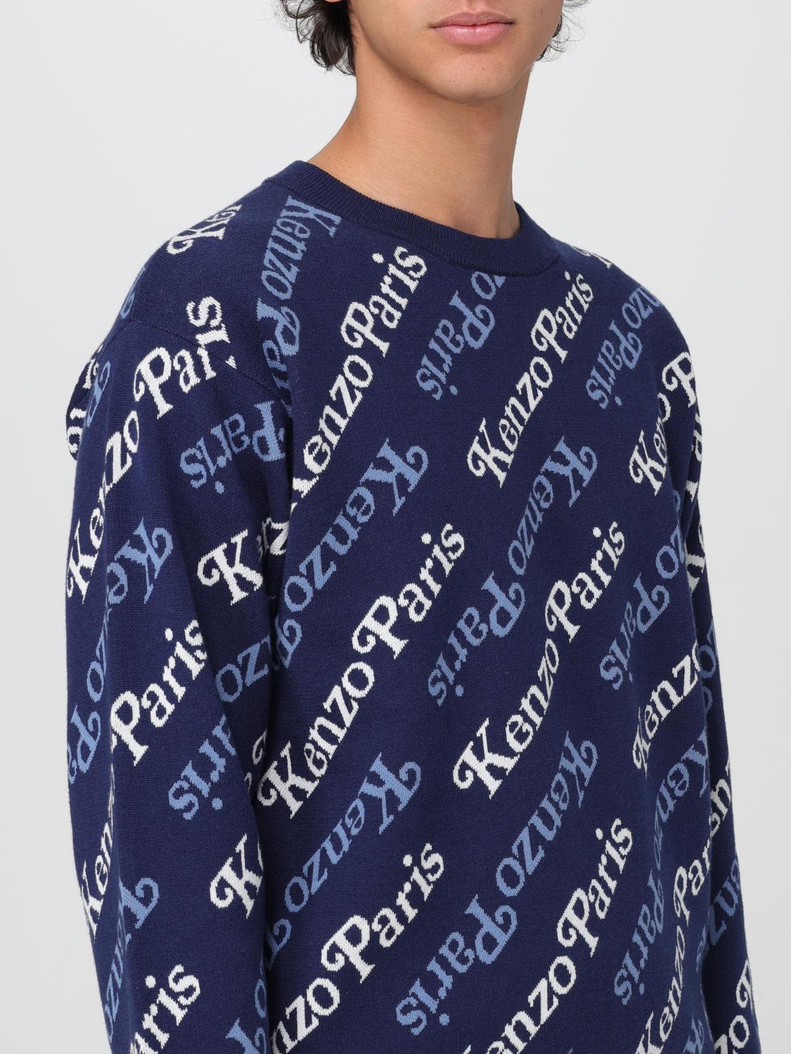 KENZO sweater for man Blue Kenzo sweater FE55PU4573CB online