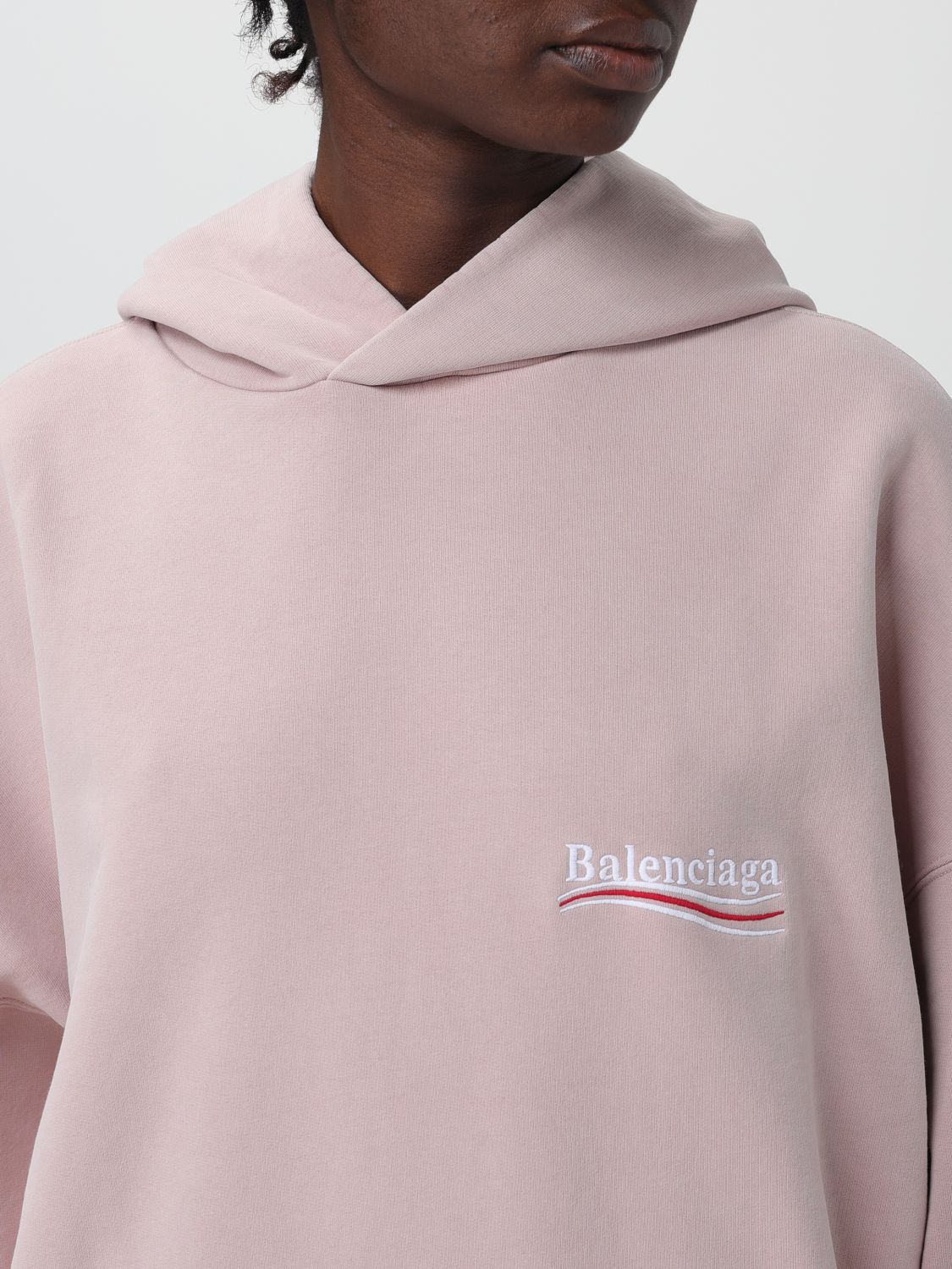 BALENCIAGA sweatshirt for woman Pink Balenciaga sweatshirt