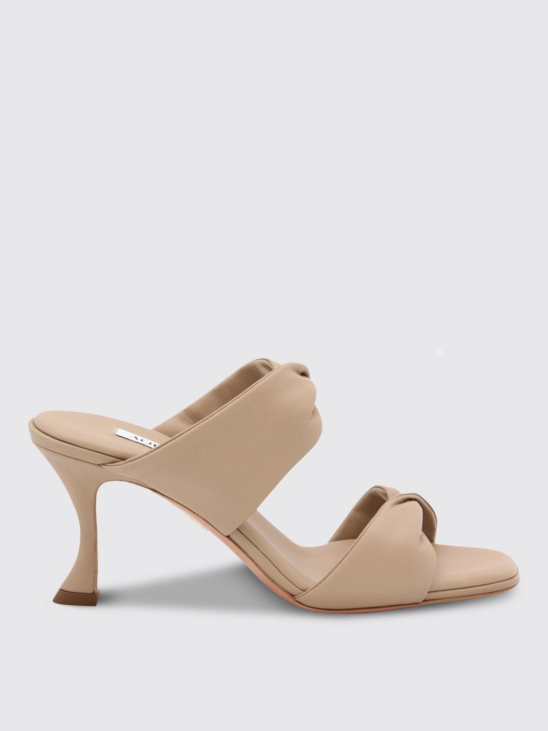 Heeled Sandals AQUAZZURA Woman colour Nude