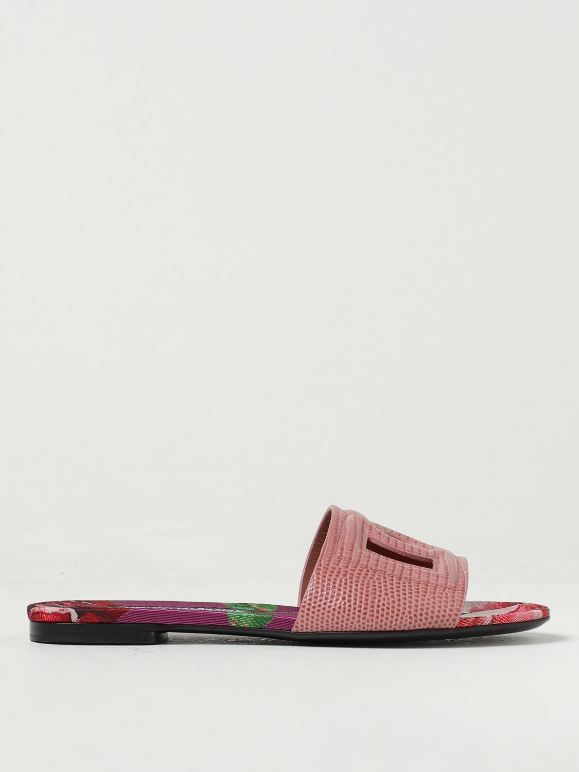 Dolce & Gabbana Flat Sandals  Woman Color Multicolor