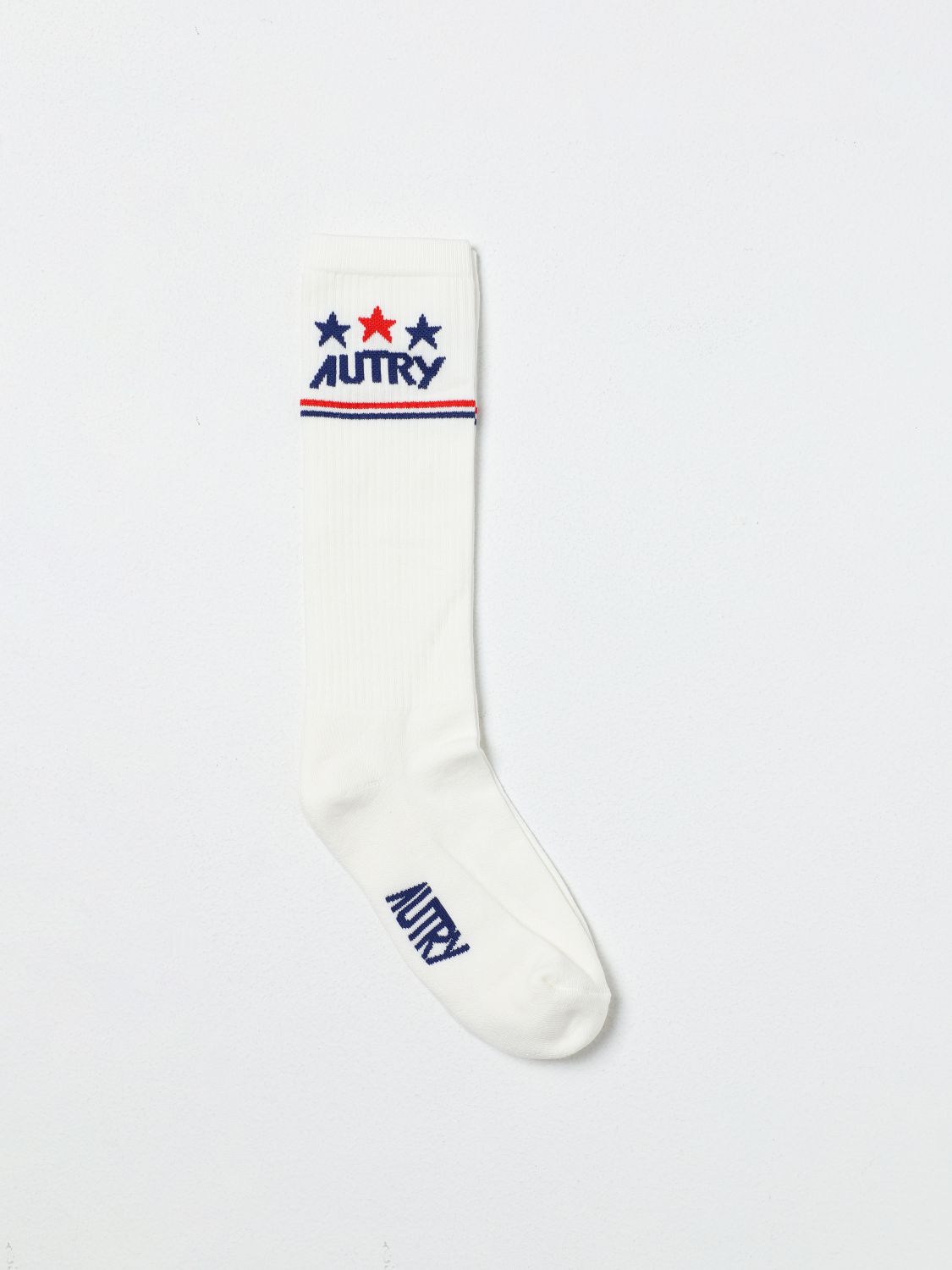 Shop Autry Socks  Men Color White