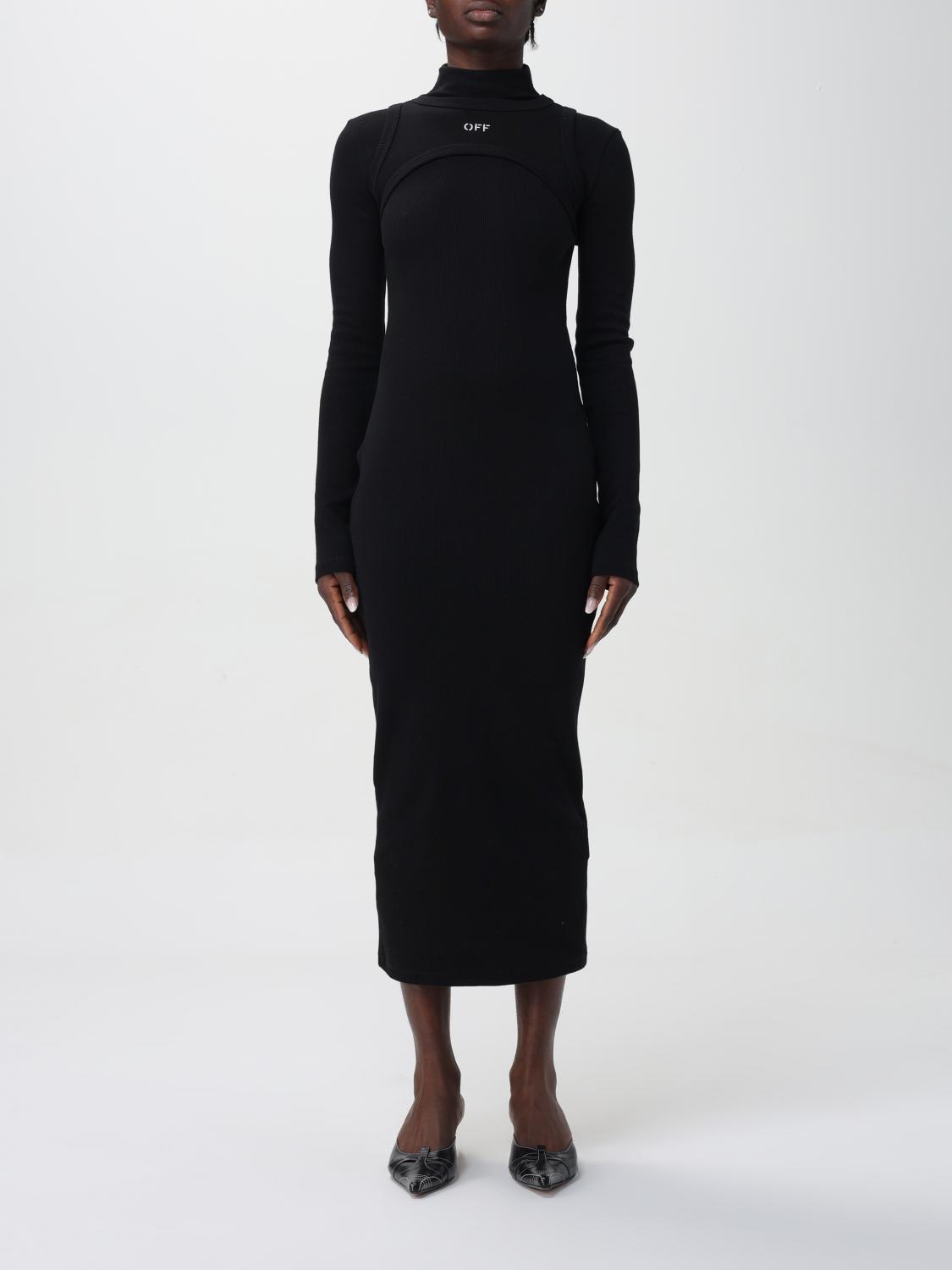 Off-White OFF-WHITE Dress Woman color White　オフホワイト ドレス 女性 カラー ホワイト