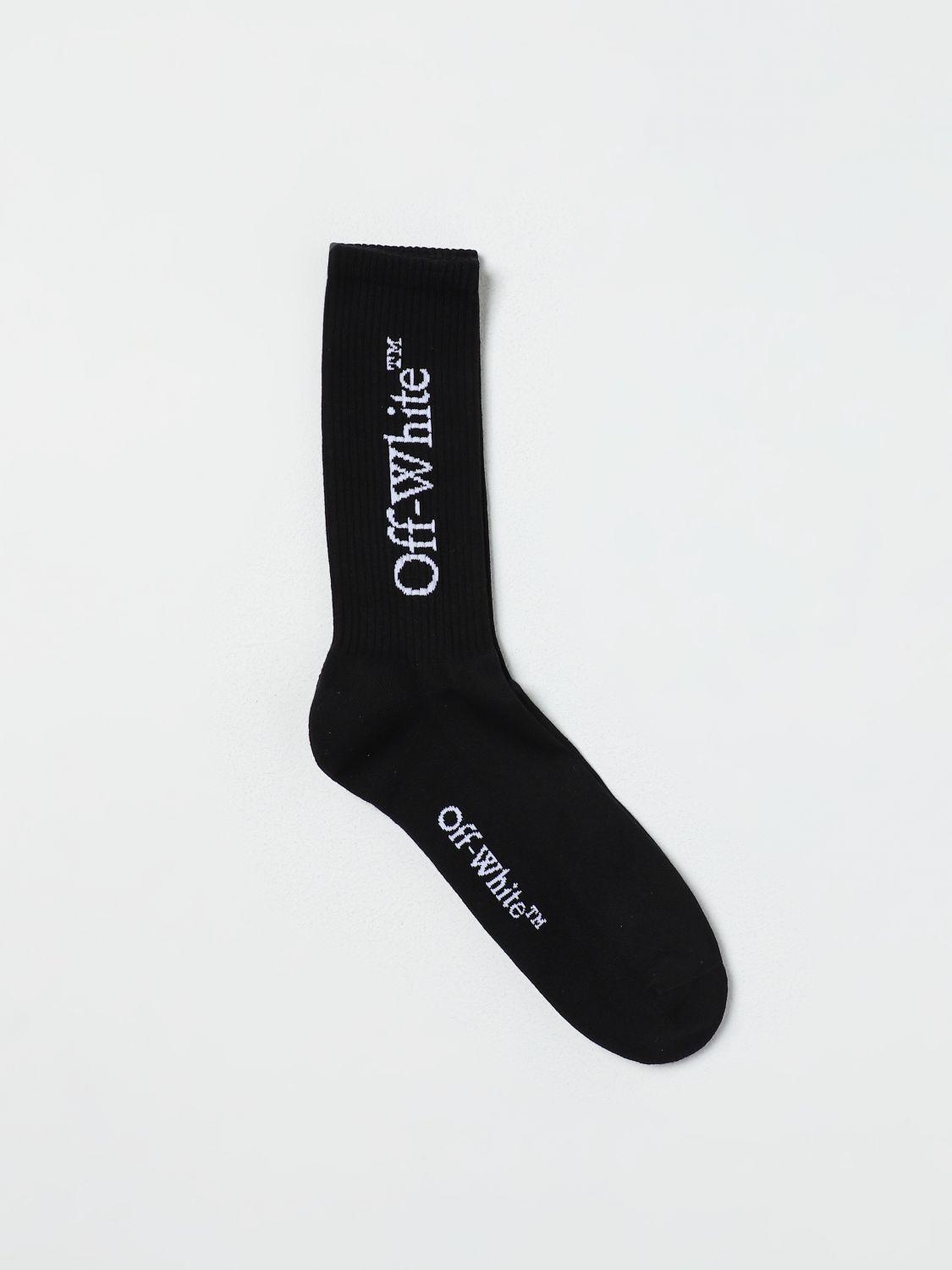 Shop Off-white Socks  Men Color Black