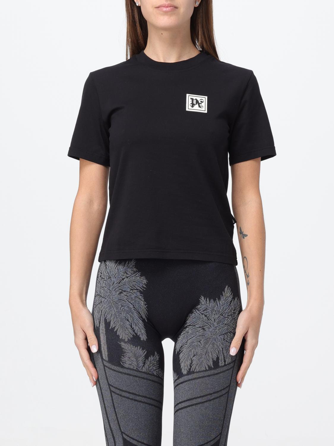 PALM ANGELS T-Shirt Woman color Black　PALM ANGELS Tシャツ ウーマンカラー ブラック PALM