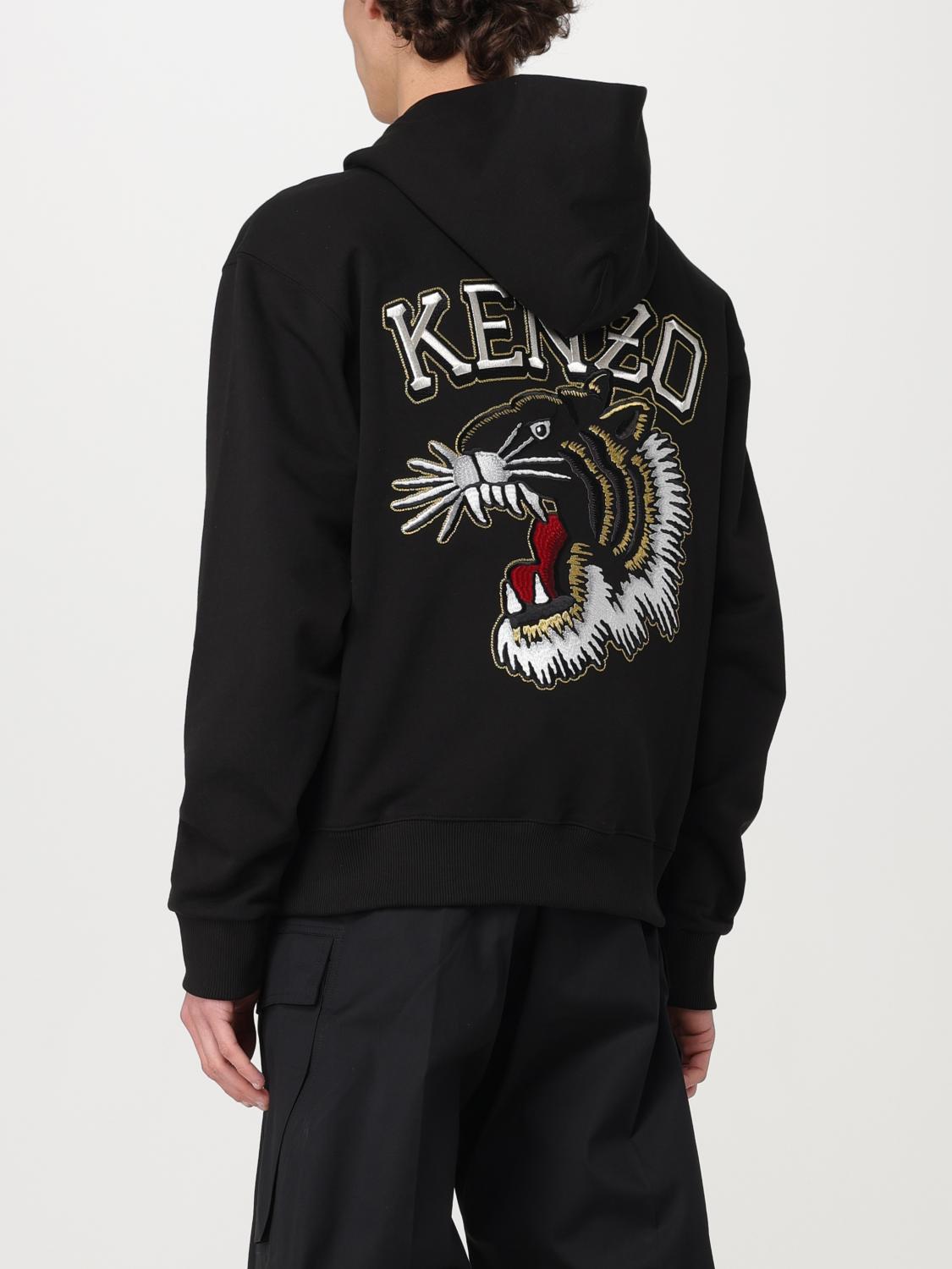 KENZO sweatshirt for man Black Kenzo sweatshirt FD65SW1254MF