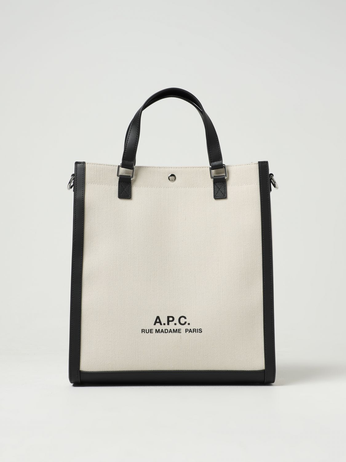 Shop Apc Shoulder Bag A.p.c. Men Color Black